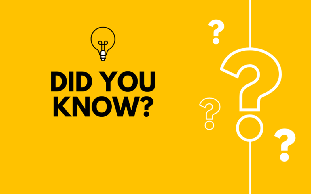 did you know graphic